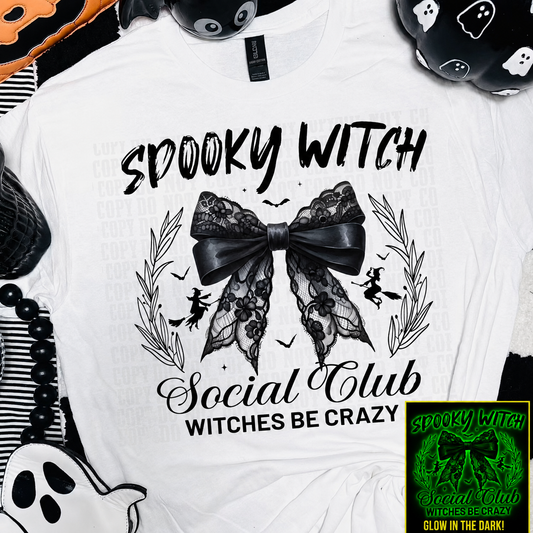 Glow in the Dark SPOOKY WITCH DTF