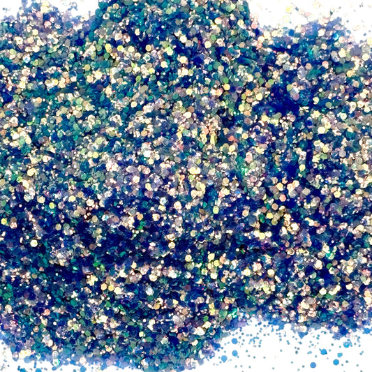 AZURE SKINNY : MINI CHUNKY GLITTER