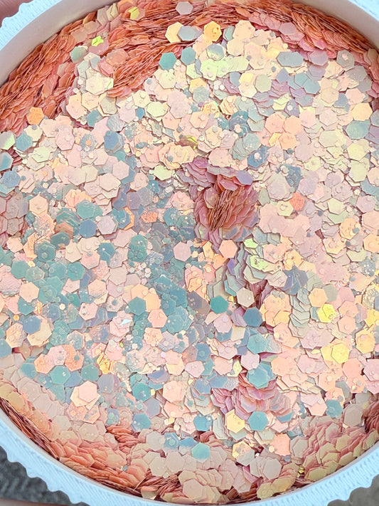 GINGERBREAD SPARK CHUNKY MIX GLITTER