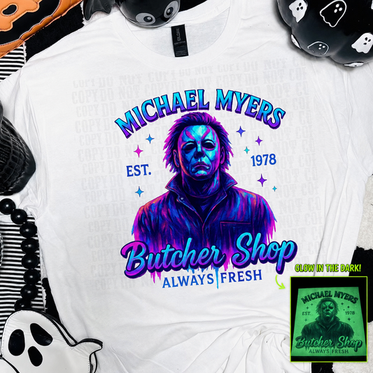 Glow in the Dark MM BUTCHER SHOP DTF