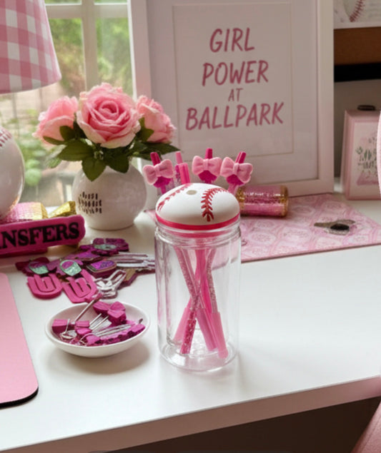 16oz Baseball   Lid– 3D Printed Tumbler Lid Accessory