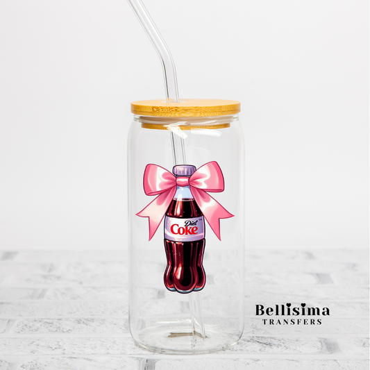 DC Coquette UV DTF Cup Decal