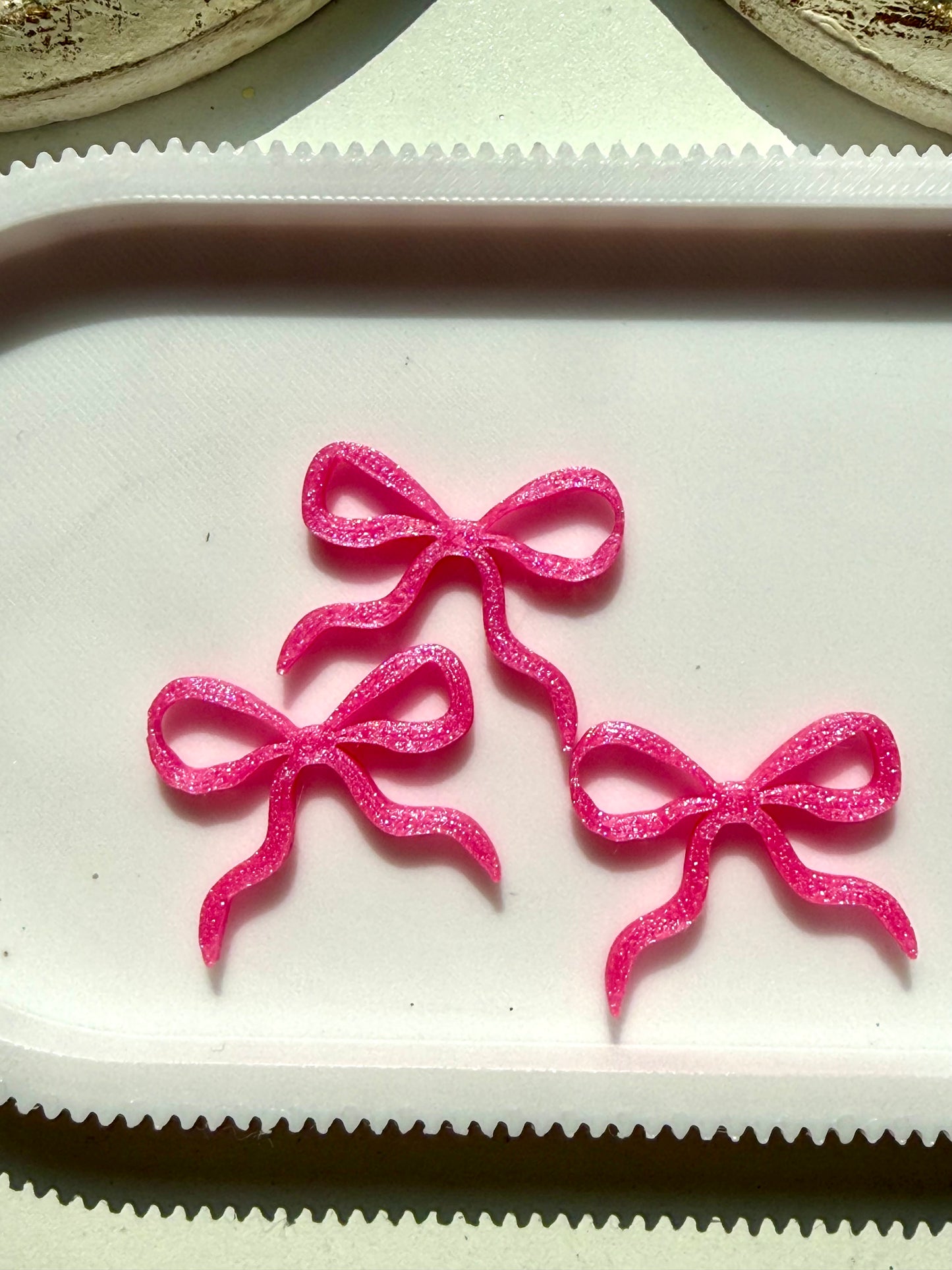 Flat Back Lid Charms – Dainty Bow