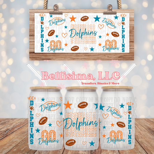 Dolphin UV DTF  Cup Wrap