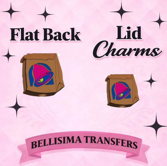 🌮 Taco Bout a Cute Flat Back Lid Charms – TB Bag