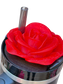 ✨ Glitter Rose Lid Topper – 30oz & 40oz |