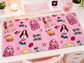 Mean Girls XL Desk Mat | 35x15 Pink Aesthetic Mouse Pad | Coquette Office Desk Decor | Cute Gaming Desk