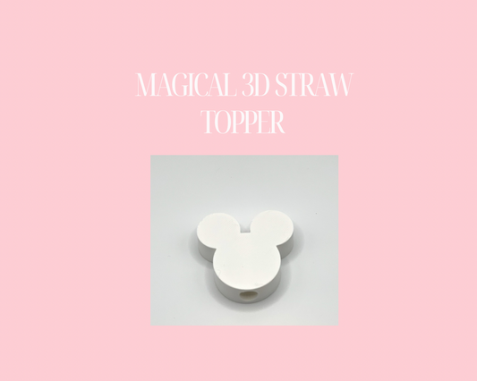 Magical 3D Straw Topper- STANDARD SIZE