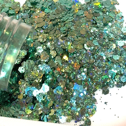 TEXAS TWO-STEP TEAL CHUNKY MIX