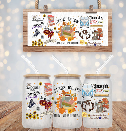 Stars Hollow Gilmore UV DTF WRAP