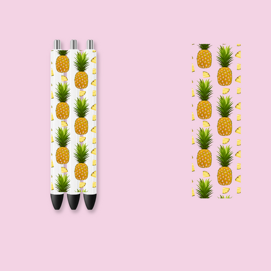 Pineapple  UV DTF Pen Wrap