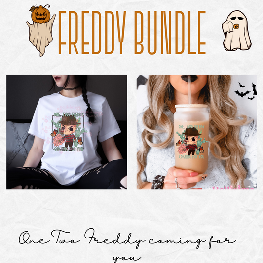 The Freddy Bundle - Glow in the Dark DTF with UV DTF Decal