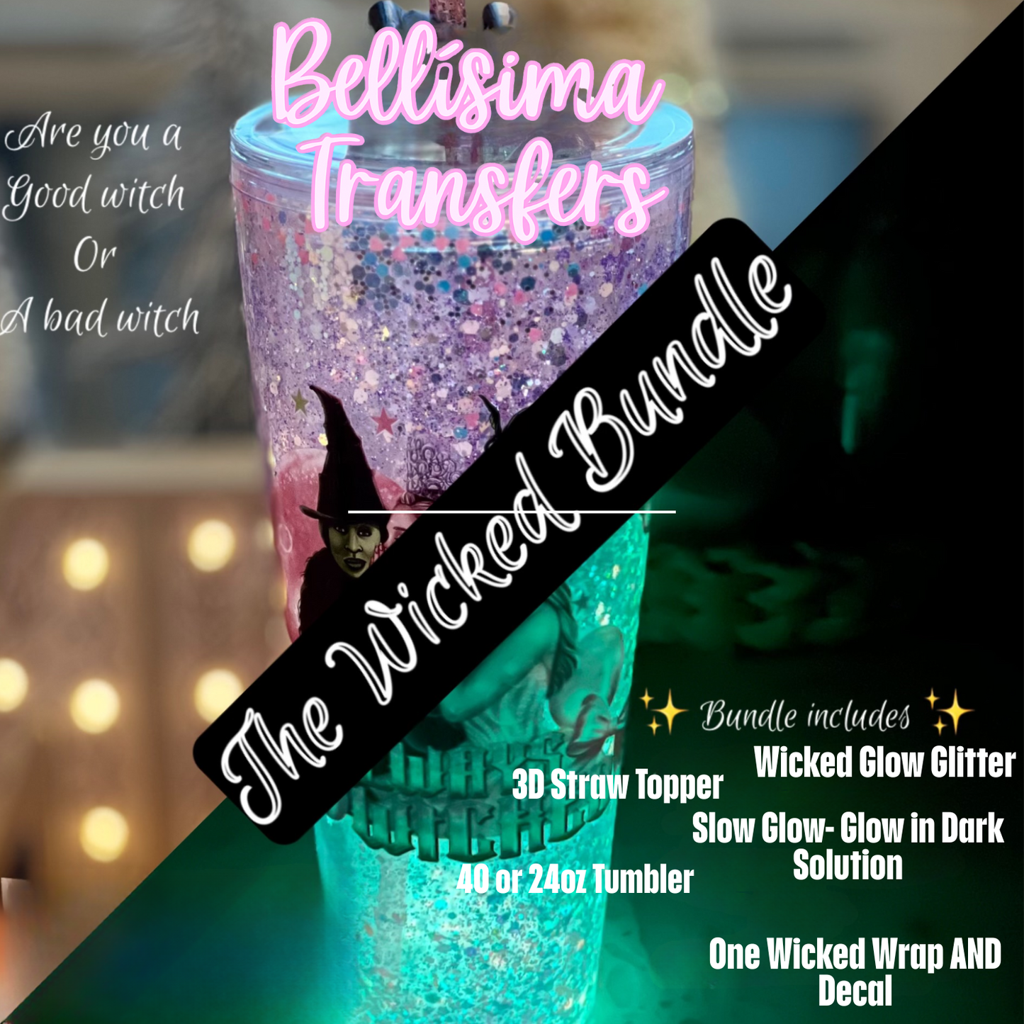 Wicked 2.0 Movie Release SNOW GLOBE BUNDLE