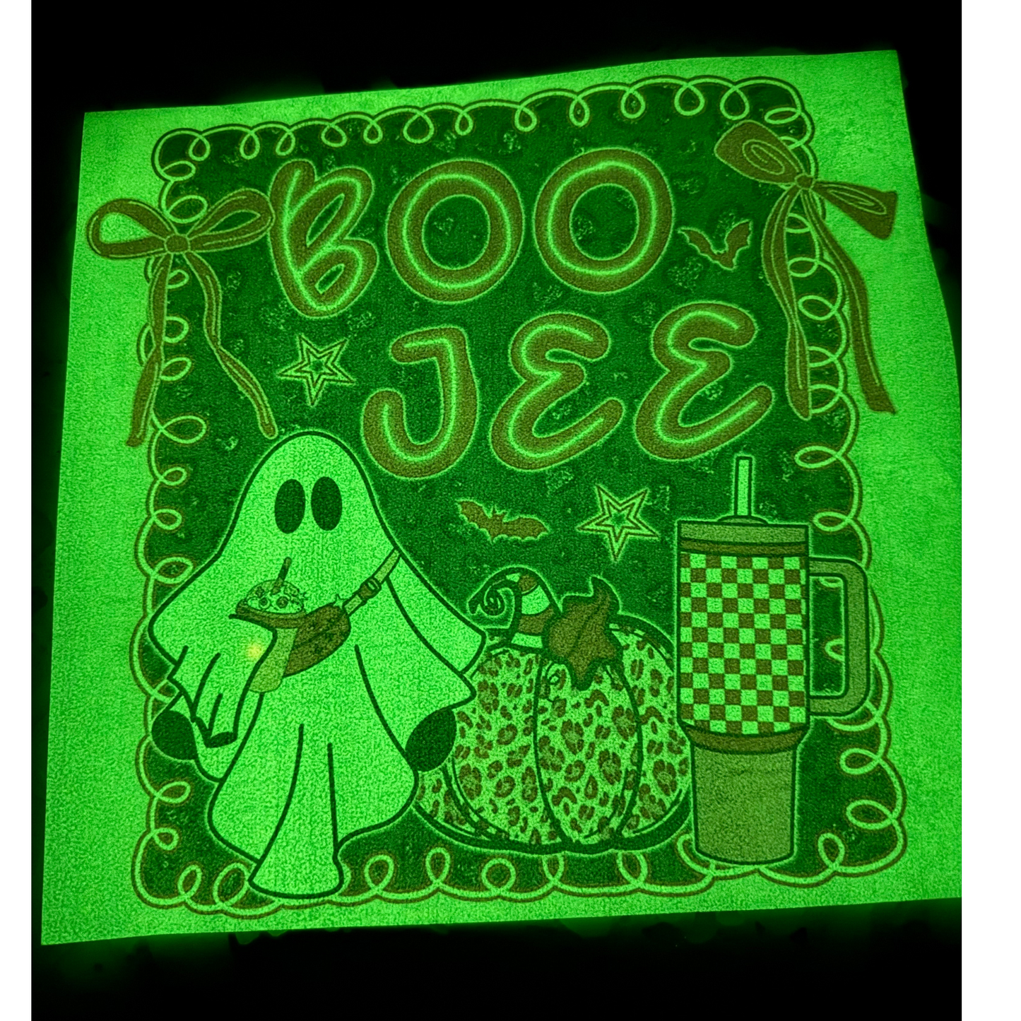 BOOJEE  GLOW IN THE DARK DTF