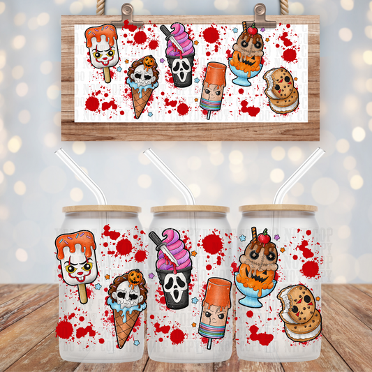 Horror Pops UV DTF Cup Wrap