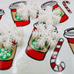 3D STRAW TOPPER SNOWFLAKE- Standard Size