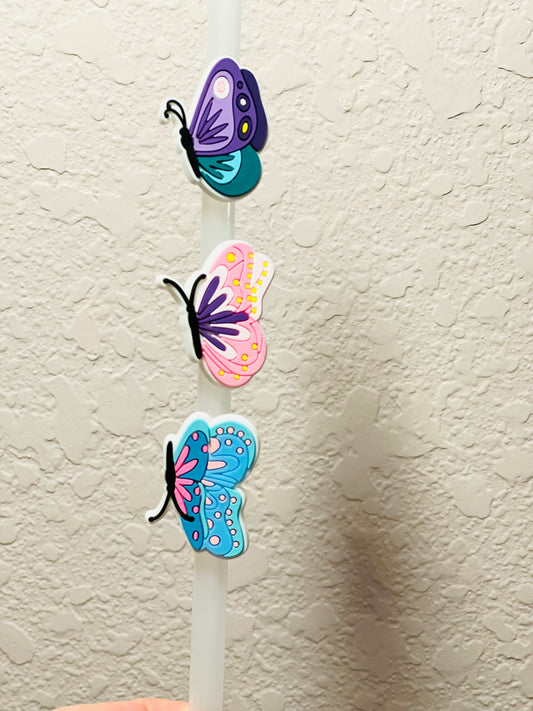 Butterfly Straw Toppers