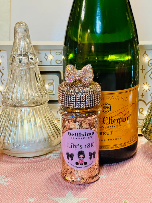 LILY'S 18K CHUNKY GLITTER