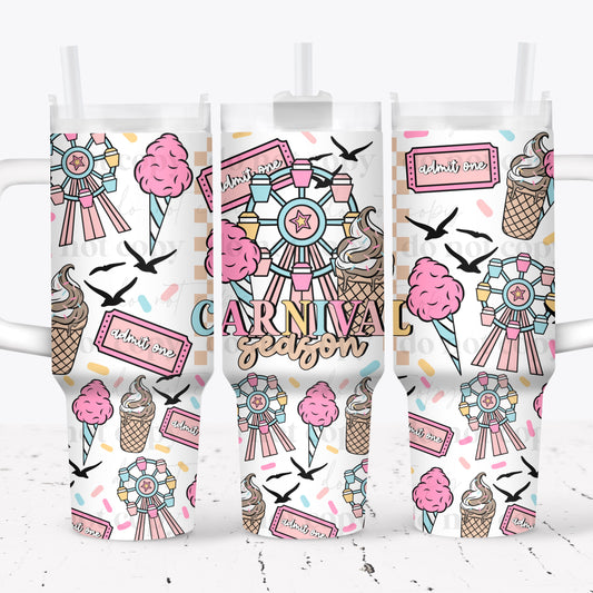 CARNIVAL SEASON 40OZ  UV DTF CUP WRAP