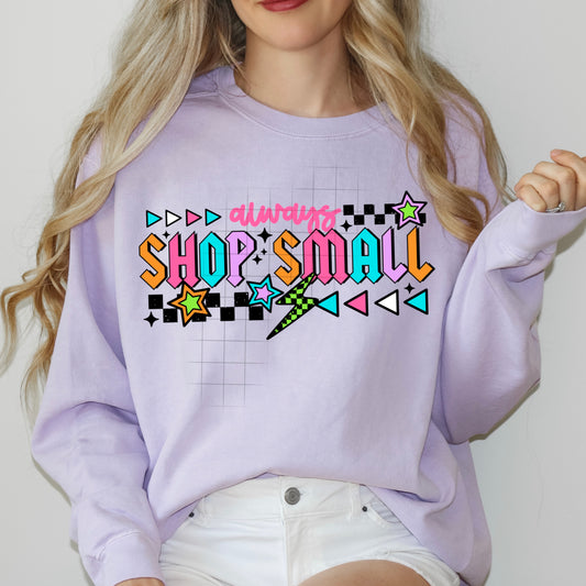 RETRO ALWAYS SHOP SMALL DTF