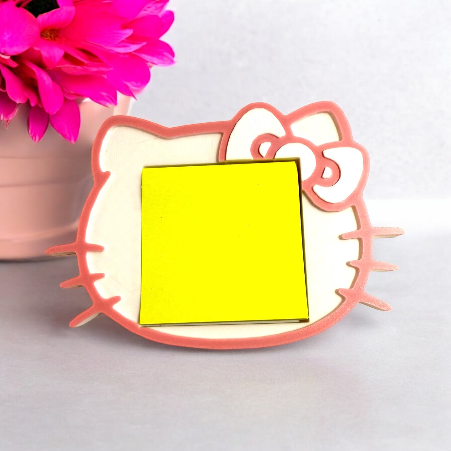 KITTY STICKY NOTEPAD HOLDER