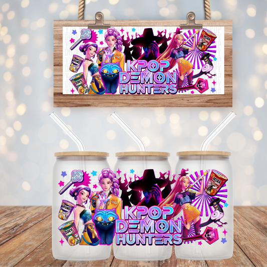 K Pop Demon Hunters UV DTF Cup Wrap