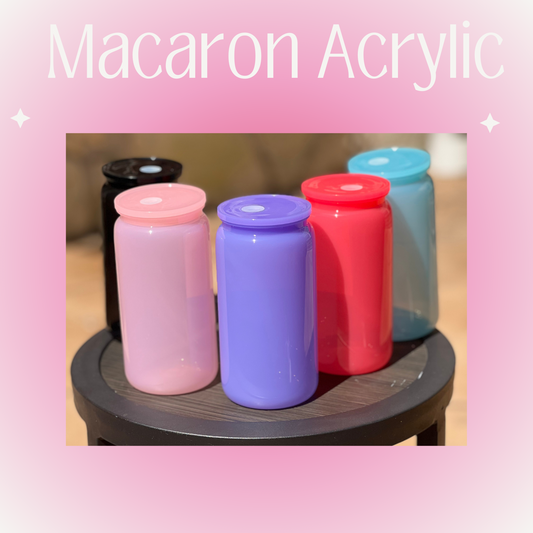 NEW PRODUCT ALERT: Macaron Acrylic 16oz
