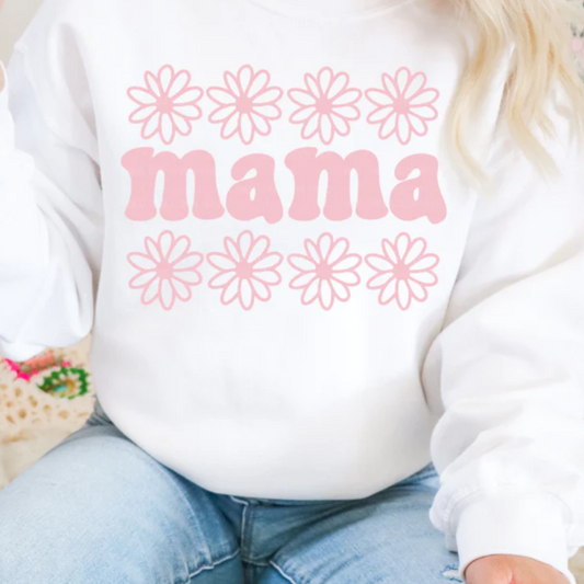 Mama - Single Color - (Baby Pink) Screen Print