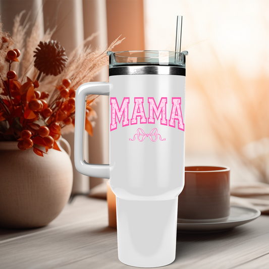 40oz Mama Coquette UV DTF Cup Decal