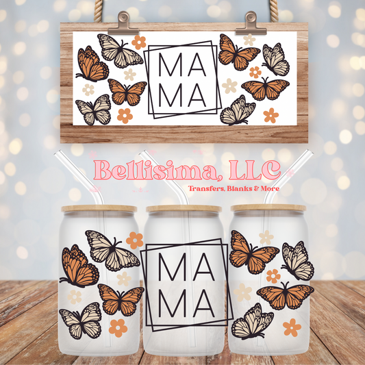 Mama Butterfly  UV DTF Cup Wrap