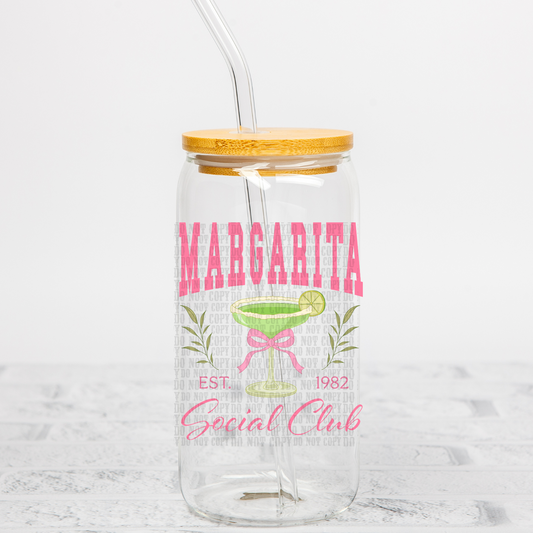 Margarita Social Cub UV DTF  Decal