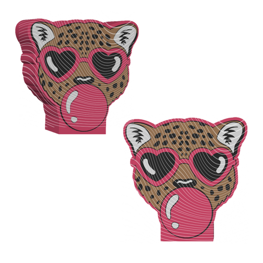 BUBBLE CHEETAH Pen Holder |Makeup Brush Holder|Cute 3D Printed Desk Organizer