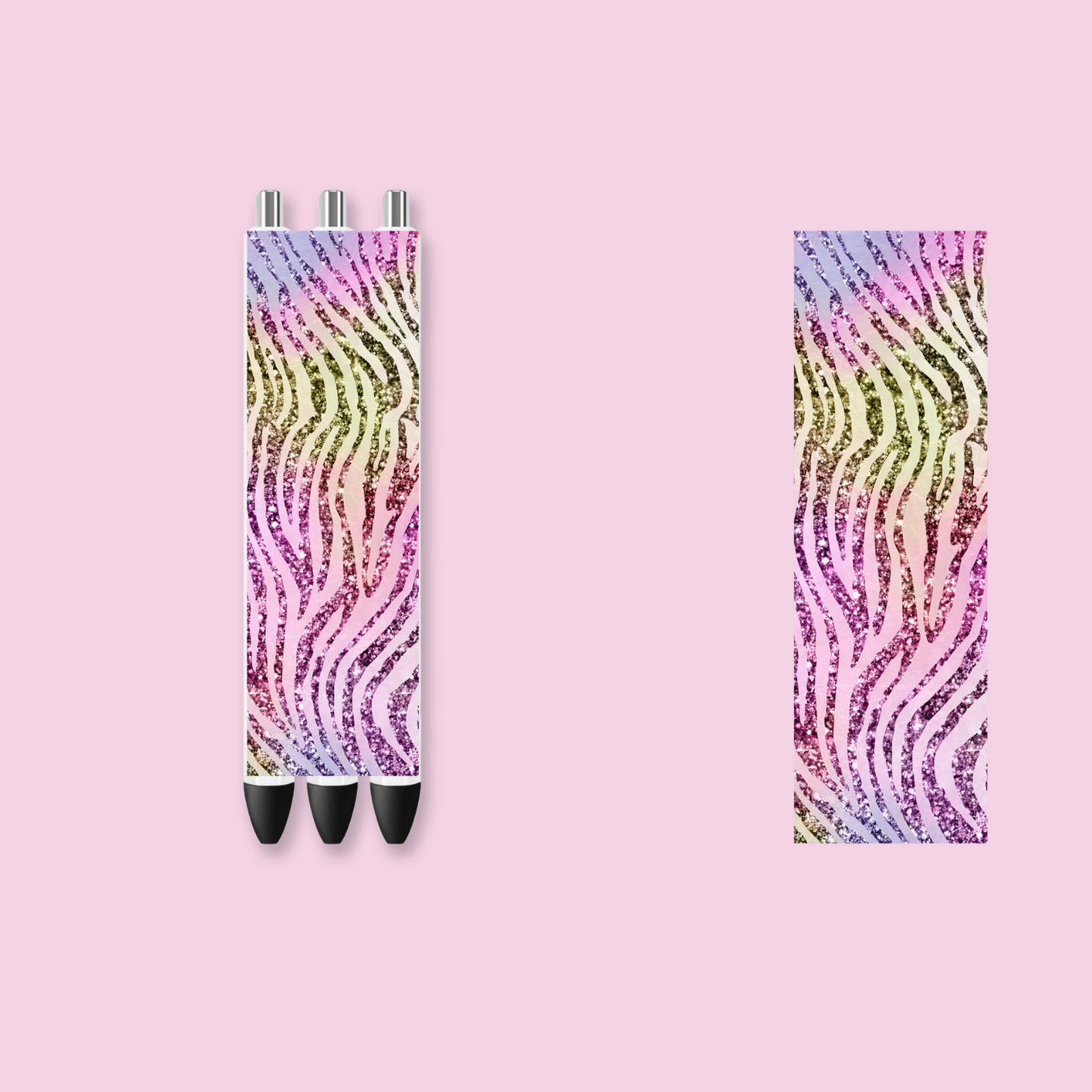 Pink Ombre UV DTF Pen Wrap