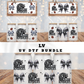COQUETTE  LV FOOTBALL BUNDLE UV DTF CUP WRAP