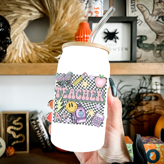 Retro School UV DTF Decal