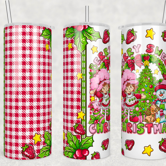 Strawberry Christmas Sublimation Transfer