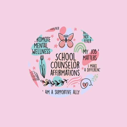 School Counselor UV DTF Lid Decal