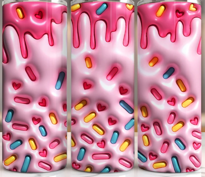 Sprinkles  Puff Sublimation Print