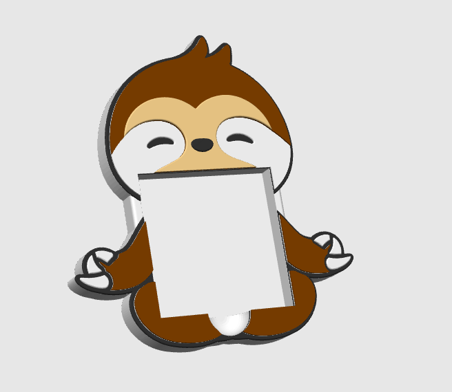 3D SLOTH STICKY NOTE HOLDER