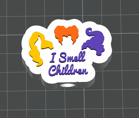 3D I SMELL CHILDREN Straw Topper Standard