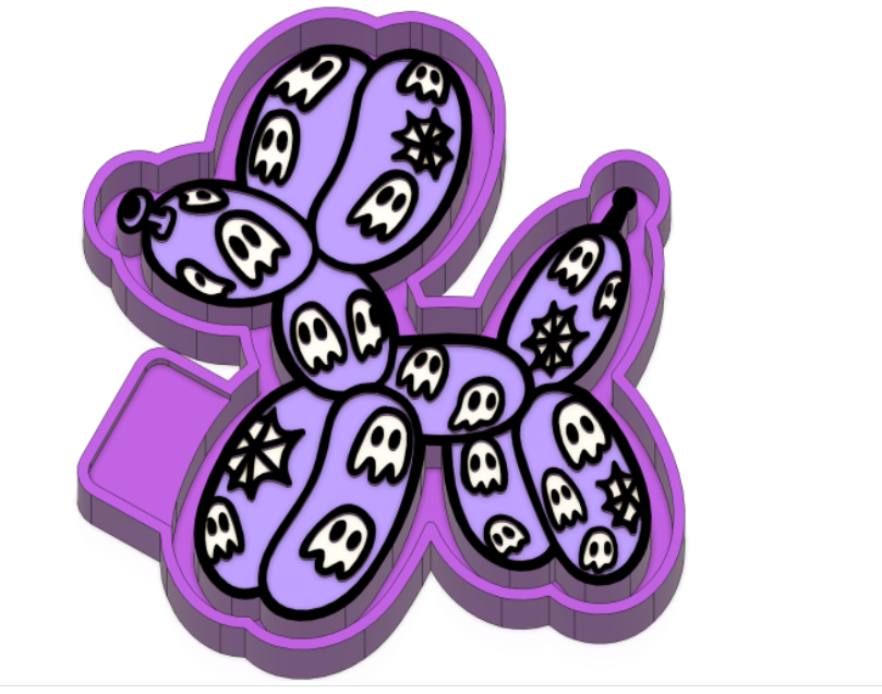 BALLON GHOST DOG FRESHIE