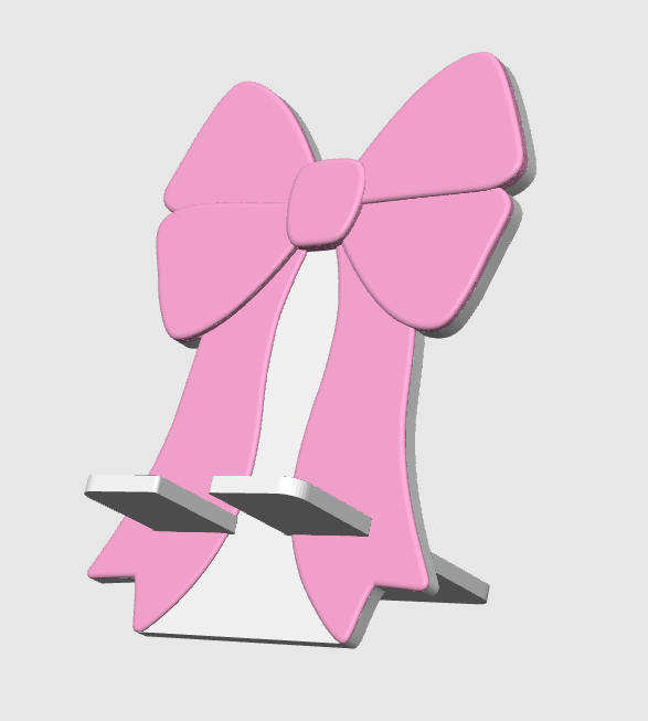 BOW Phone Holder | Cute 3D Printed Desk Stand