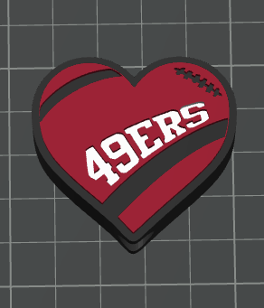 3D 9' ER HEART Topper Standard or Stanley-SHOP EXCLUSIVE