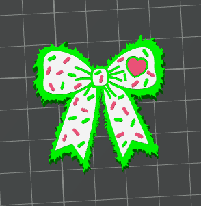 3D GRUMPY BOW STRAW TOPPER Standard or Stanley