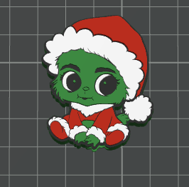 3D BABY GRUMPY STRAW TOPPER Standard or Stanley