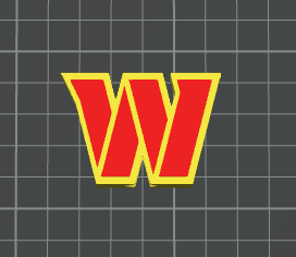 3D COMMAND-HER FOOTBALL STRAW TOPPER Standard or Stanley