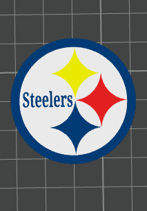 3D STEEL-HER FOOTBALL STRAW TOPPER STANDARD OR STANLEY