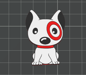 3D RED SPOT DOG STANDARD OR STANLEY