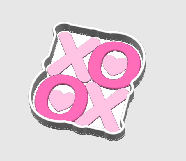 XOXO Trinket Tray | Cute 3D Printed Catch-All Dish