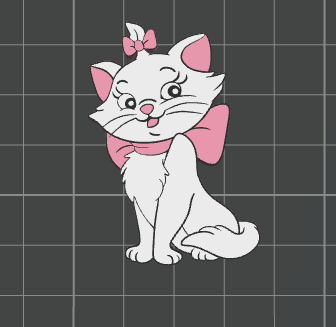 Coquette Cat Straw Topper – 3D Printed Tumbler Accessory | Standard or STANLEY